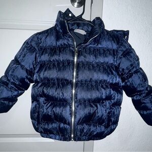 Navy Blue Kids Puffer Jacket
